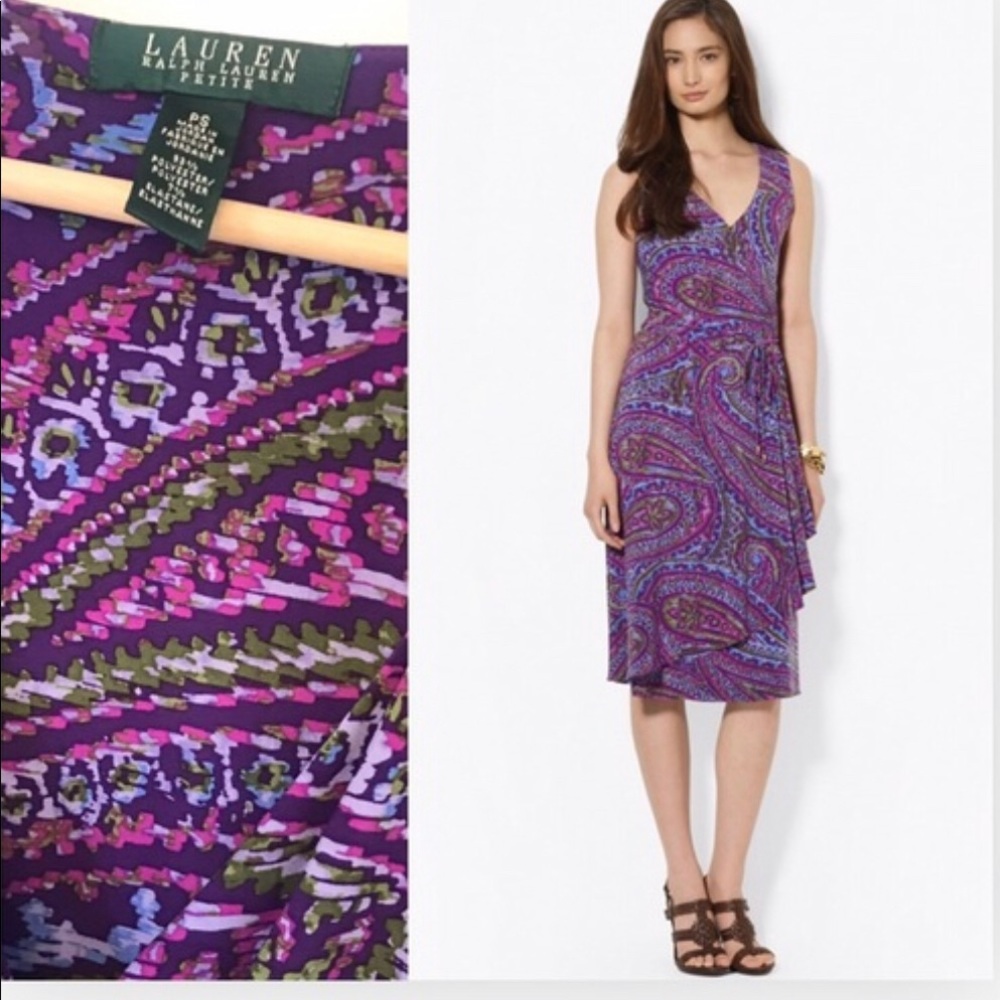 Ralph Lauren NWT Purple Multi dress.